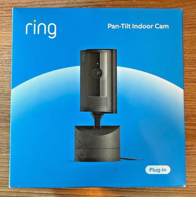 #ad Ring Pan Tilt Indoor Cam Black Factory Sealed New In Box $49.99