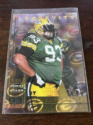 1998 Leaf Rookies and Stars Longevity #151 Gilbert Brown Green Bay Packers /50