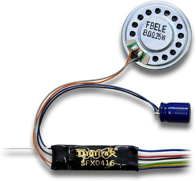 HO Sound Decoder, 8 Bytes 4-Function 1A