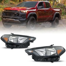 Halogen Headlight Assembly Head Lamp For 2023-2026 Chevrolet Colorado With Bulb