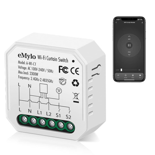 DEWENWILS Presa Telecomandata Con Interruttore Da Parete Rimovibile – 16A 3680W, Portata 30m, Plug & Play, Batteria Inclusa - 3