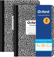 2-Pack Primary Ruled Composition Notebooks 9.75 x 7.5 in, 100 Pages Each  