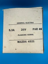 Vintage GE Mazda 4521 PAR46 Flashing Signal Lamp – 26V 5.3A