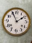 Vintage or Antique  Regulator Schoolhouse Short Drop Oak Clock no keys mfr? — photo 3