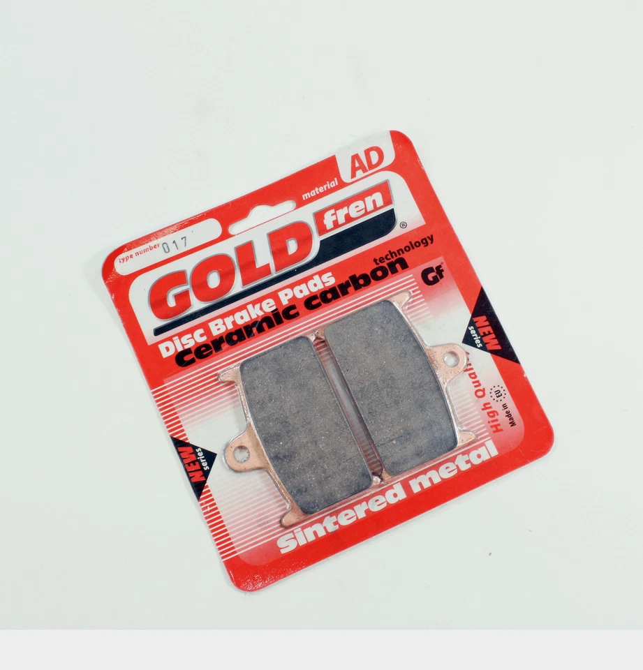 Pastillas de freno delanteras sinterizadas GoldFren AD-017 (EBC equivalente FA145HH FA236HH) Foto 2 de 4