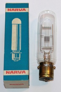 Narva Lampe, TGL 11381, 66241, 110V, 750W, P 28 s, #H