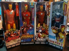 Lot of 4 New Hasbro Marvel Avengers Iron Man Titan Hero Series New In Box Set