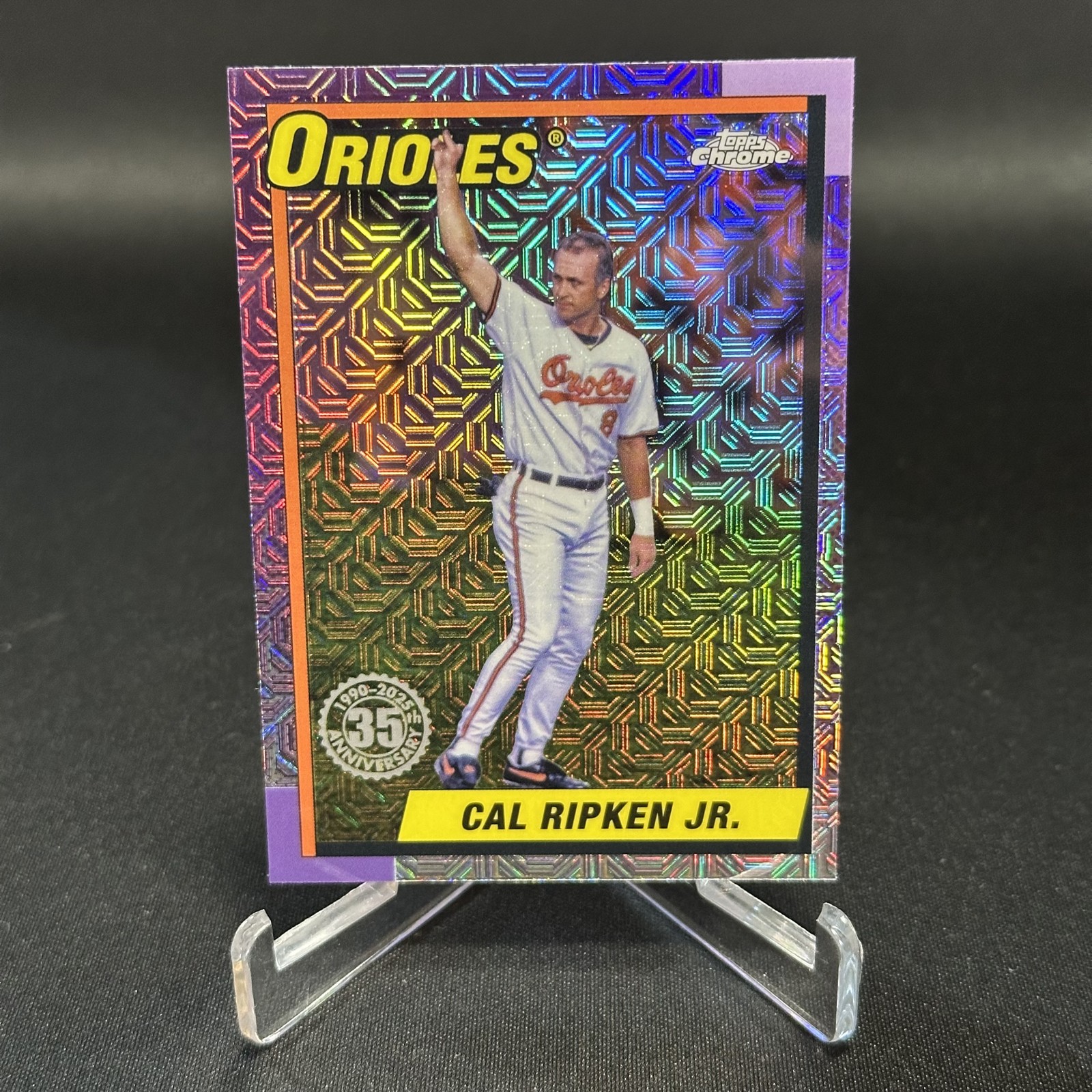 2025 Topps Series 1 - 1990 Topps Chrome Silver Pack Cal Ripken #T90C-88