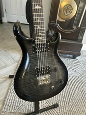 PRS SE 277 Baritone Charcoal Burst Flame Mapl...