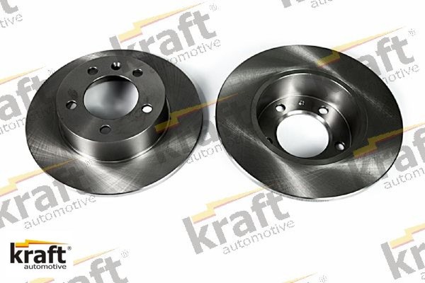 2X Bremsscheibe Kraft 6055090 2 Bremsscheiben Hinterachse Hinten-image
