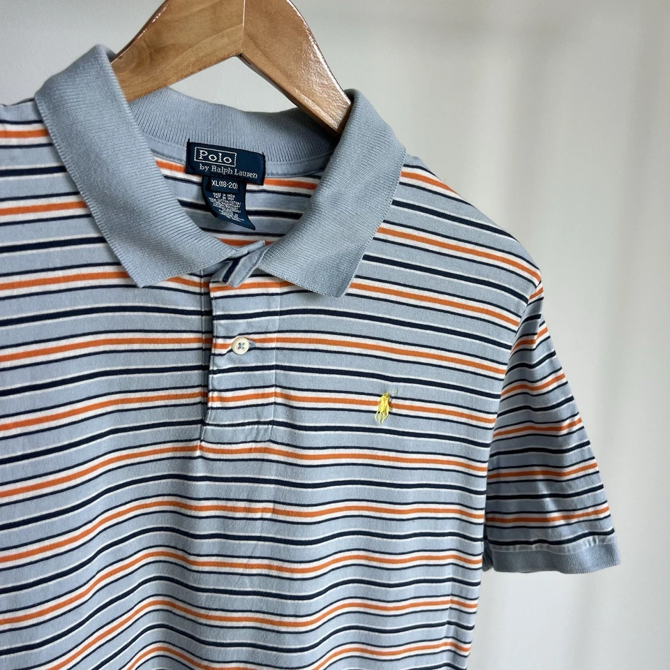 Vintage Ralph Lauren POLO Shirt Boys Youth XL(18-20) Collared Preppy Casual - Image 2 of 4