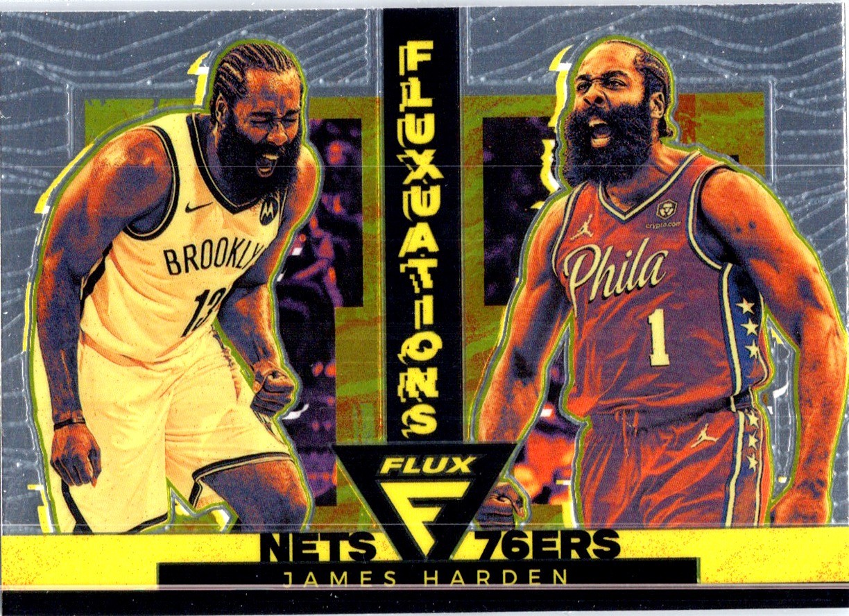 2022-23 Panini Flux #1 James Harden Fluxuations Silver