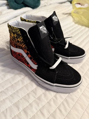 Vans   Sk8-Hi Logo Flame Ombré High Top Skate Shoes Men 4.5Womens 6