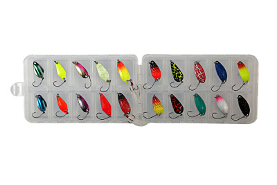 Zite Kunstköder Forellen-Blinker Set 13 tlg. Trout Spoon Box auch für