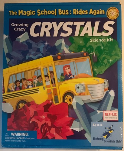 The Magic School Bus ~ Growing Crazy Crystals Science Kit ~ Age 5+ Brand New   - Picture 1 of 3