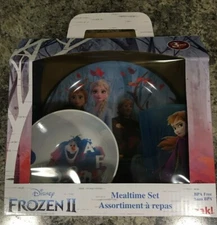 Disney - Frozen II 2....... 3 piece  Mealtime set....ZAK.... BPA FREE