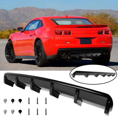 For Chevrolet Camaro SS ZL1 LT Rear Bumper Diffuser Spoiler Splitter Lip Glossy