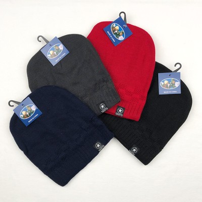 NWT Winter Beanie With Fur Inside Hat 