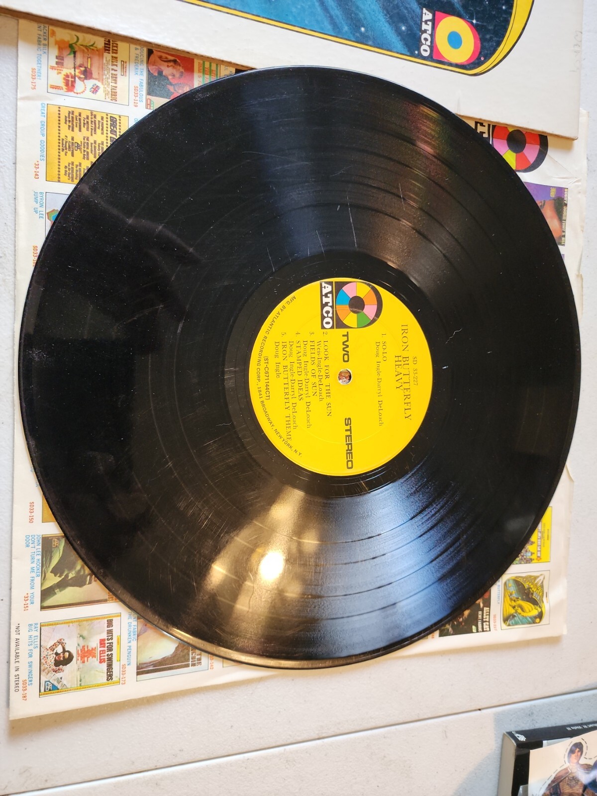 IRON BUTTERFLY HEAVY FIRST ALBUM 1968 ATCO RECORDS eBay