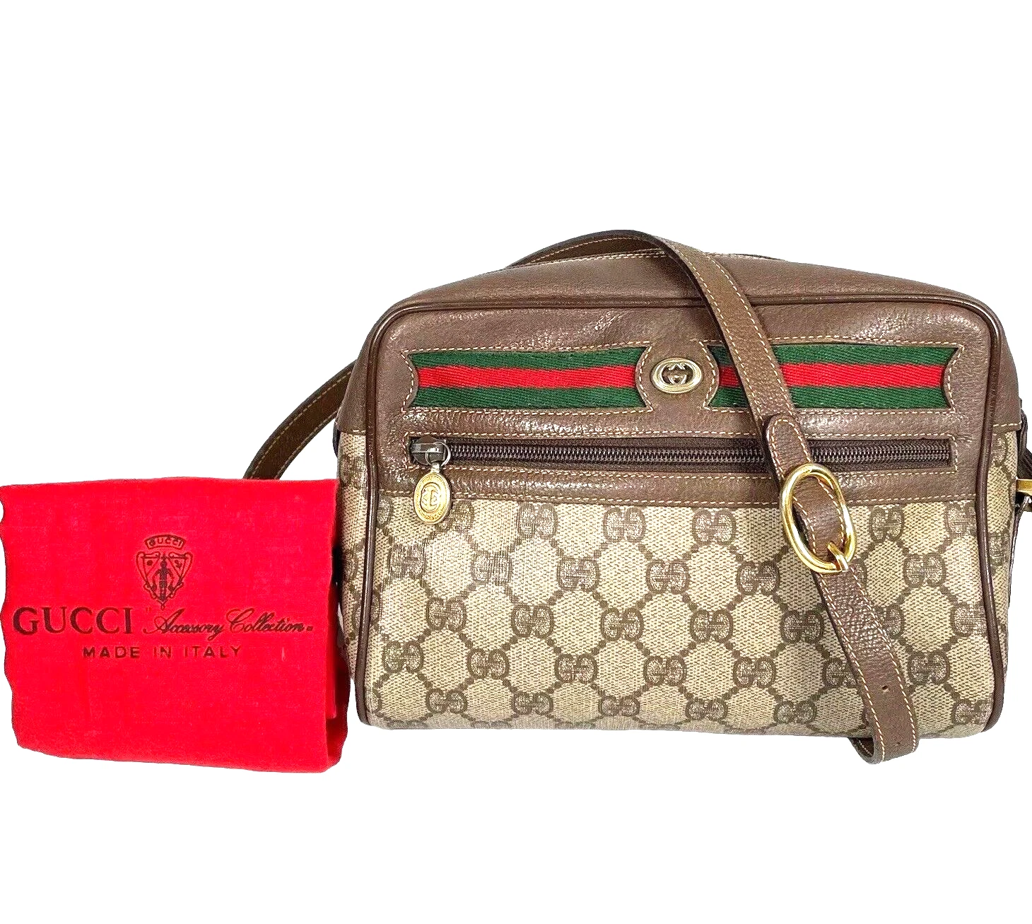 Sac à bandoulière vintage Gucci sac à main bandoulière suprême PVC cuir
