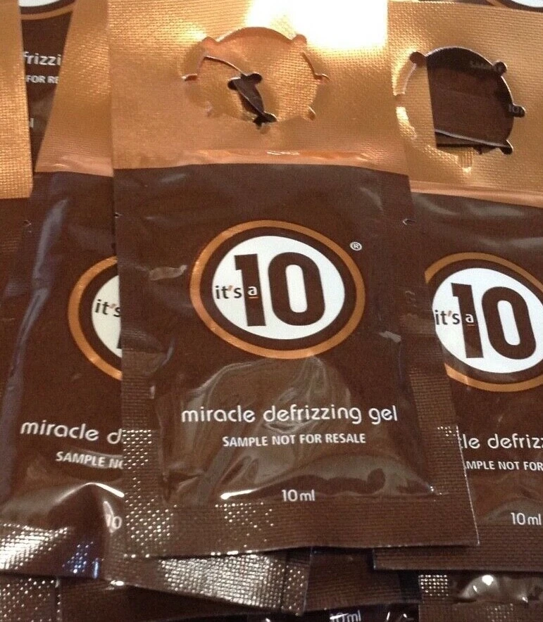 It's Its a 10 Miracle Defrizzing Gel - ¡Muestra de 10 ml X100! - Aprobado por la TSA dañado Foto 2 de 4