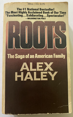 Roots : The Saga of an American Family by Alex Haley - 1977  DELL Paperback 1st