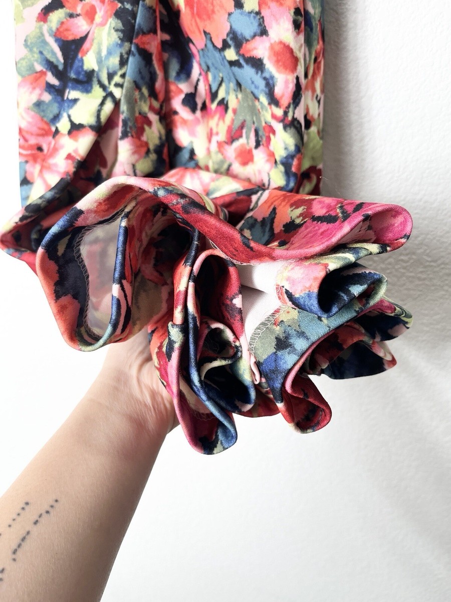 Robe Vince Camuto Fleurie Taille 8 - Imprimé Floral Noir, Coupe A-Line, Neuve Avec étiquettes