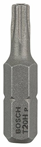 BOSCH, 2608522011, Sicurezza cacciavite Torx extra duro, T20H, 25 mm, (p5L)