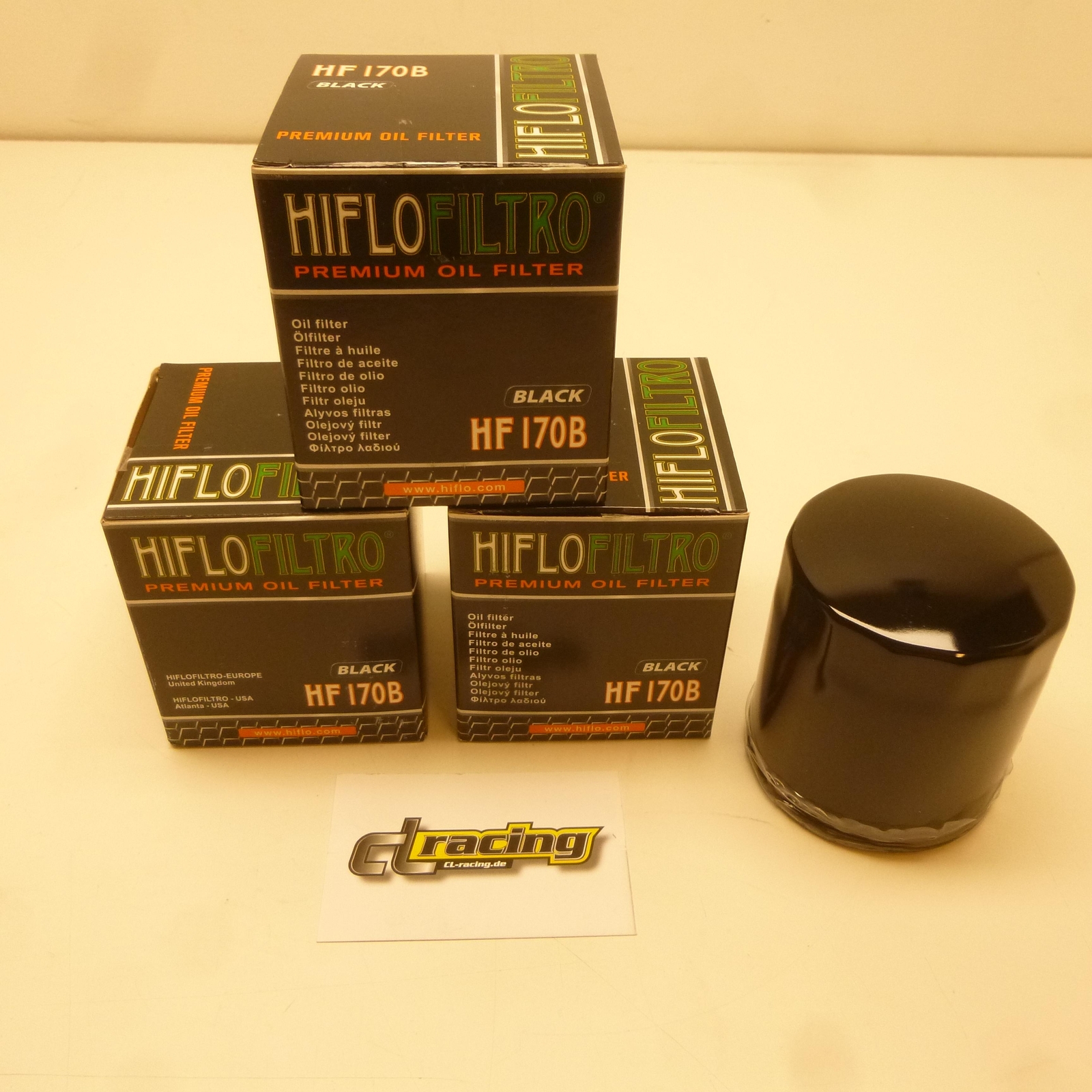 3x Hiflo HF170B Oilfilter fits Harley Davidson Xl53C Sportster Flht