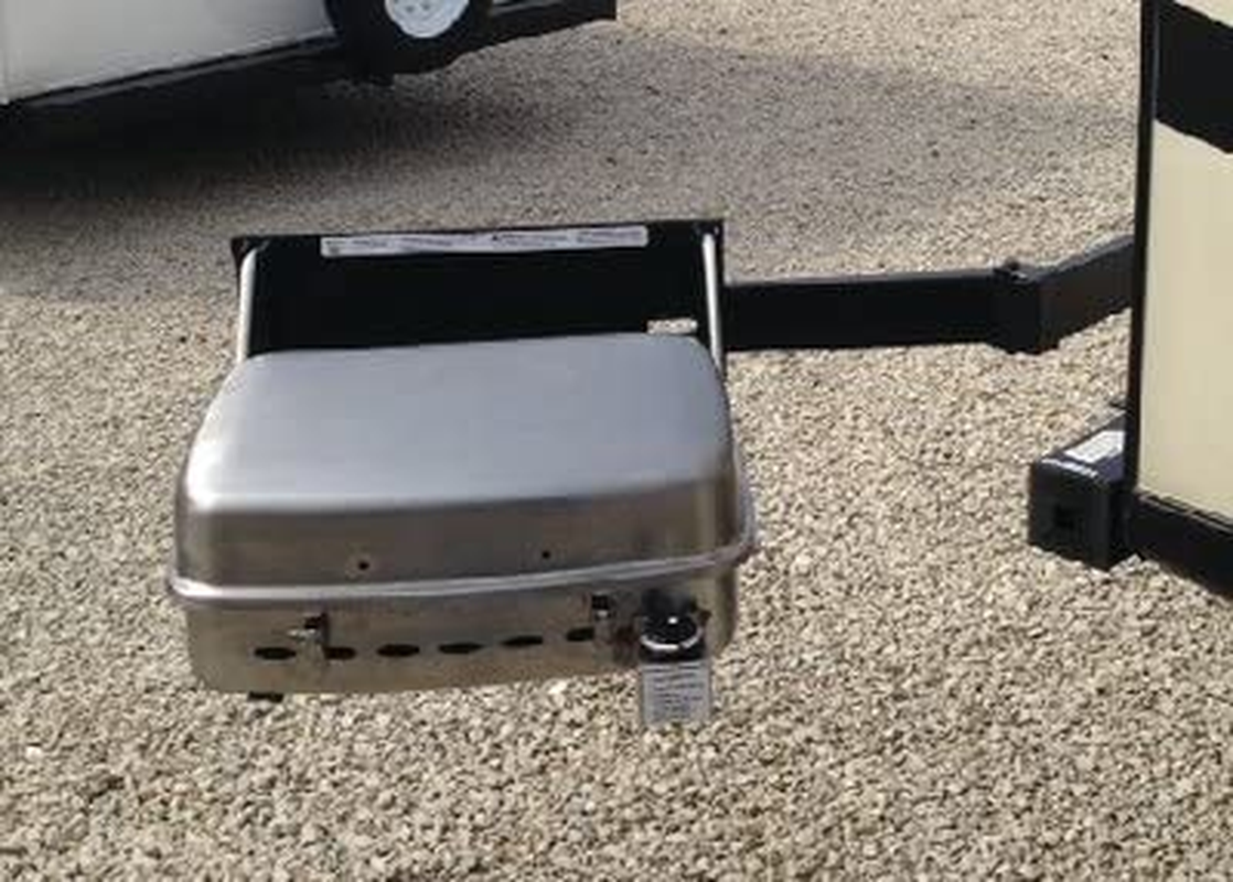 RV Bumper Grill Arm Attachment 14 Gauge Steel Grilling Beam Heavy Duty