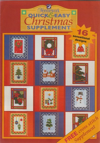 Cross Stitch Christmas Projects 84 Pages Design Charts Cards Stockings etc - Picture 2 of 6
