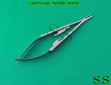 Castroviejo Needle Holder 4.5'' Surgical Dental Instruments