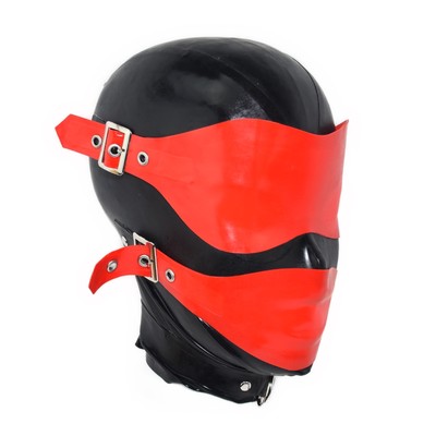 Latex Mask Eyes Gags and Mouth Size:L(539)