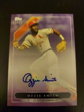 2021 Topps #/25 Captains Inspirations Ozzie Smith Auto The Wizard #/D Cardinals 