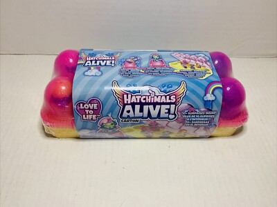 NEW SEALED Hatchimals Alive 10 Surprises Egg Carton Love to Life