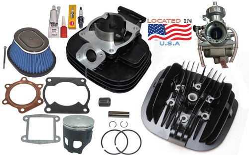 Yamaha Blaster 200 YFS 200 Cylinder Head Carburetor Air Filter Cleaner Top End - Zdjęcie 1 z 12