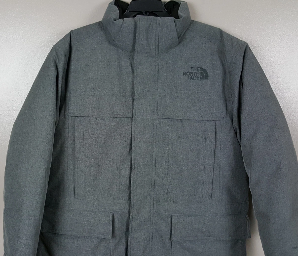 THE NORTH FACE MCMURDO 550 DOWN PARKA MENS JACKET GREY RARE