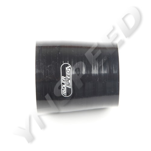 4Ply 3" To 2.75'' (76-70mm) Straight Pipe Reducer Silicone Coupler Hose Black - Picture 3 of 7