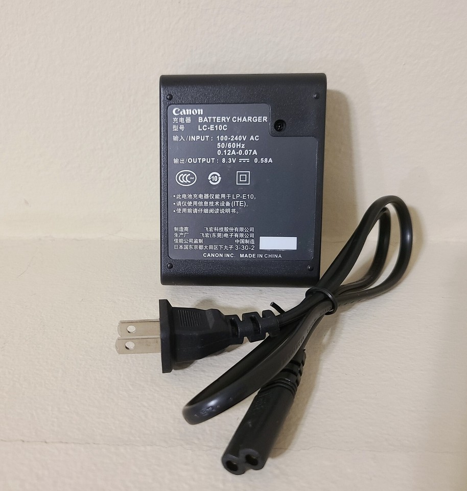 Canon Camera Battery Charger LCE10C Canon EOS Rebel T3/T5/T6 eBay