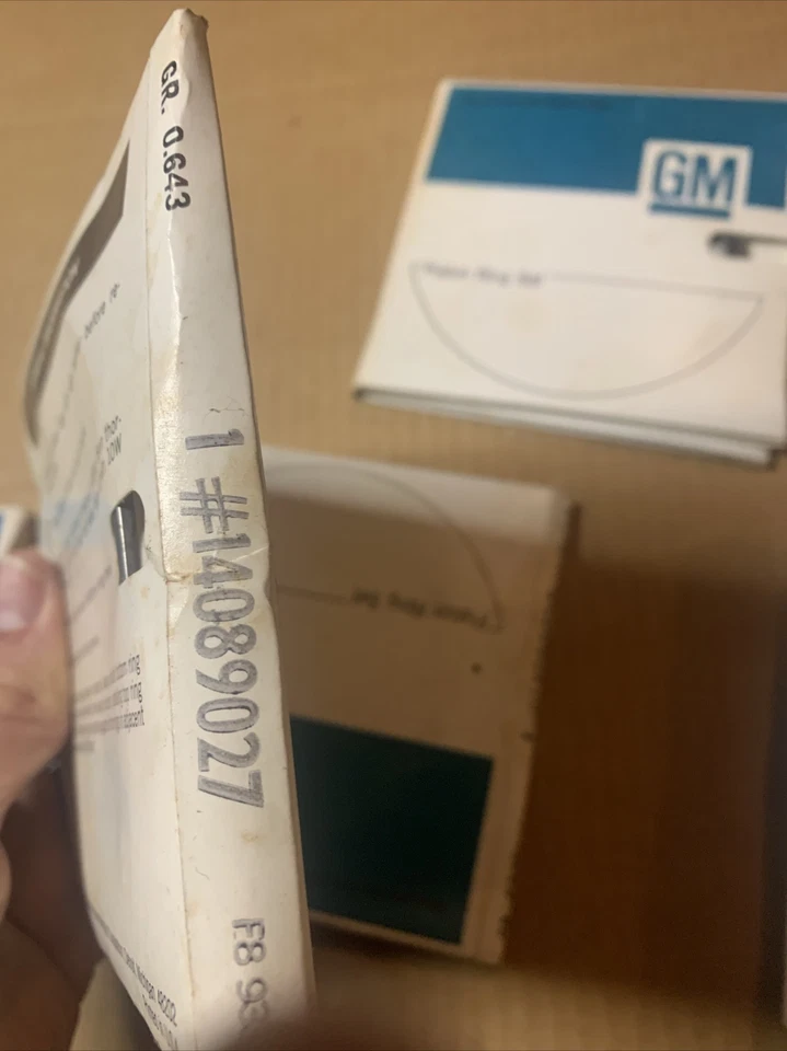 Новый из старых запасов комплект поршневых колец двигателя подходит для Pontiac Firebird Grand LeMans LeMans 1976-1990 годов выпуска - Изображение 4 из 4