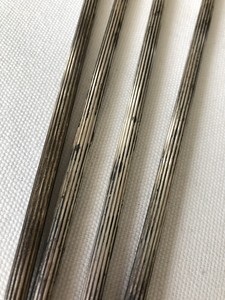 Tiffany and Co. Sterling Silver Ridged Straws Set Of 4
