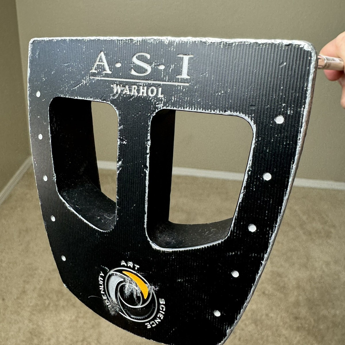ASI Warhol Mallet Putter 34” Art Science Ingenuity Tour SNSR Grip