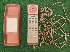 Vintage General Electric Telephone Push Button Pink House-Phone  READ 