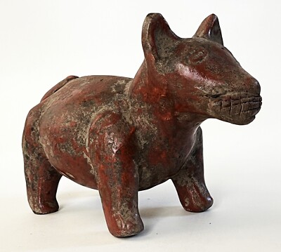 PRE-COLOMBIAN MEXICAN PERRO DE COLIMA DOG & CORN XOLO XOLOITZCUINTLE TECHICHI