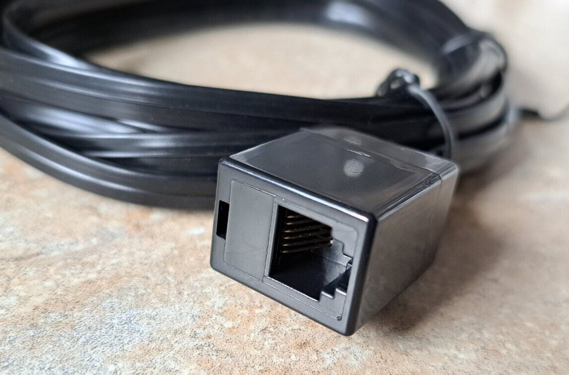 NCR 10' 6-Pin RJ12 Cash Drawer Kick Extension Cable Cord 2171-K010