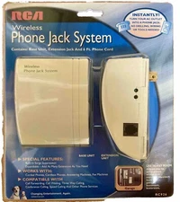 NEW RCA RC926 Wireless Phone Jack System Base Unit Extension Jack  With Cord