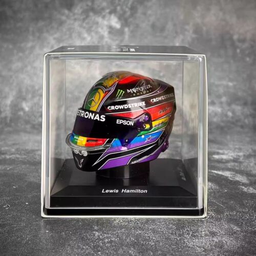 Spark 1/5 Helmet replica Mercedes-AMG F1 Team Lewis Hamilton Abu Dhabi GP 2021 - Afbeelding 9 van 9