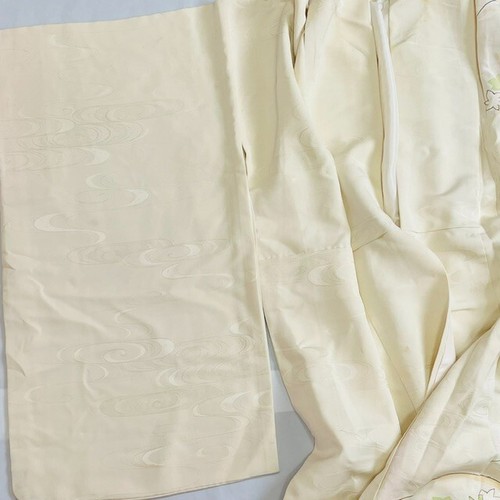 Vintage Kimono Yukata Women's Crane White Elegant Glamorous Elegance Pretty0616 - Picture 20 of 22