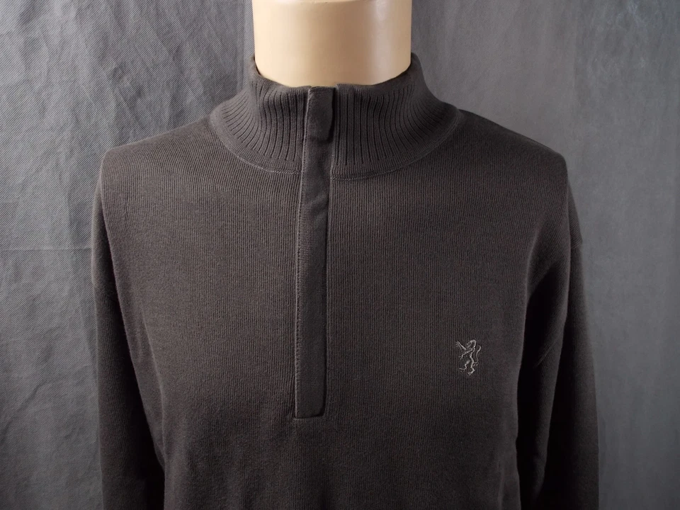 Cutter & Buck Sweater Brown sz XXL Campbell & Company NWT 1/2 Zip - Image 2 of 4