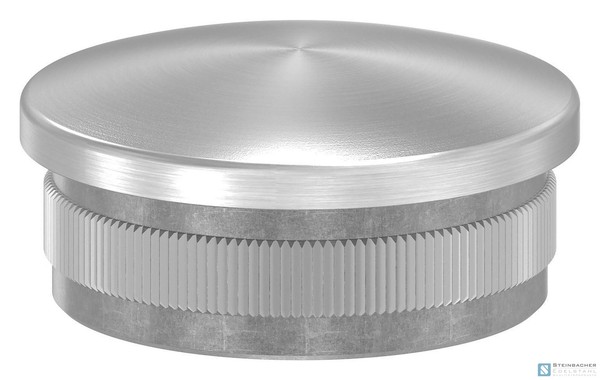 Edelstahl Stopfen FüR Rohr 42,4X2,0Mm, Leicht GewöLbt, V4A | Steinbacher©-image